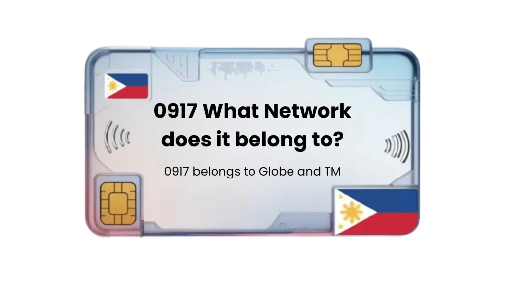 0917 What Network does it belong to? The prefix 0917 or 63917 belongs to Globe Telecom and TM