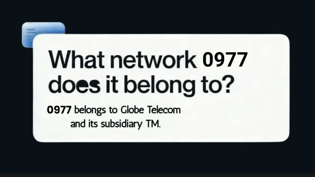 0977 what network does it belongs to? Globe Telecom and TM (Touch Mobile)
