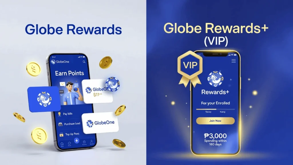 Difference Between Globe Rewards & Globe Rewards+